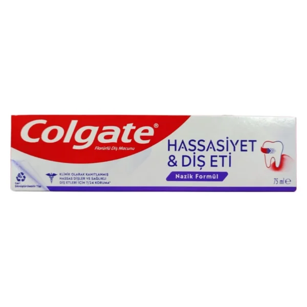 خمیردندان کلگیت ضد حساسیت مدل hassasiyet dis eti _ حجم 75 میل