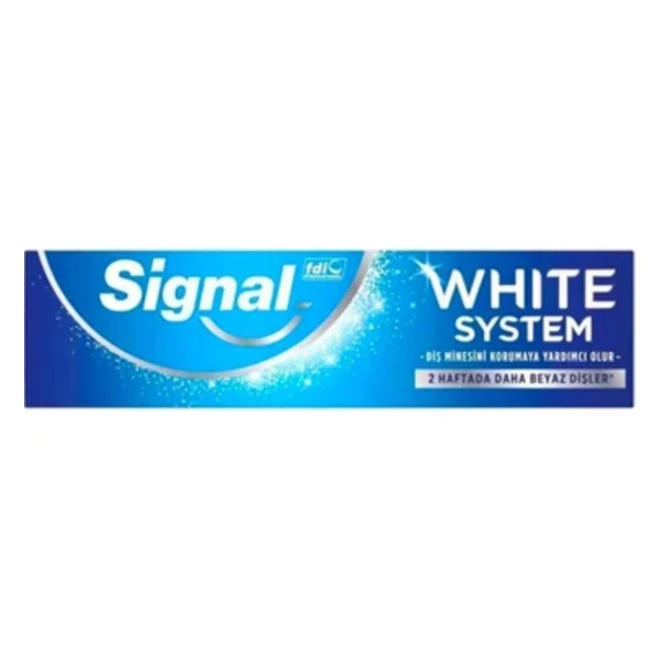 خمیردندان سیگنال سفیدکننده مدل white system _ حجم 75 میل