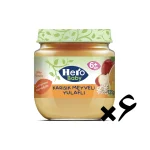 پوره میوه هرو بیبی طعم مخلوط میوه ها با جو دوسر پک 6 عددی _ 120 گرم