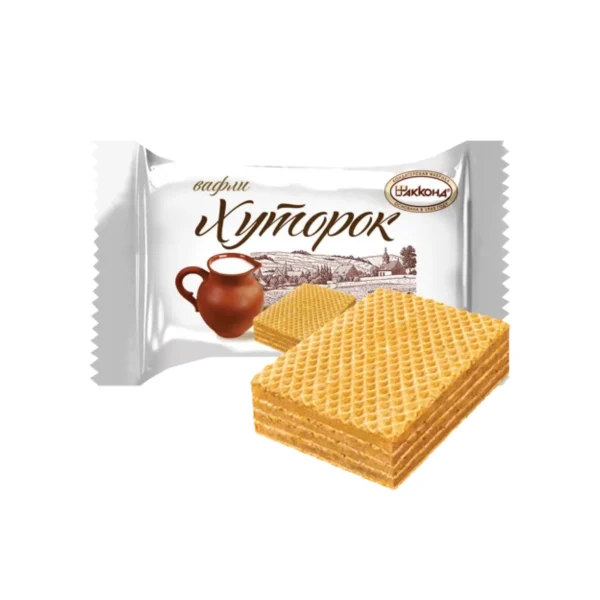 ویفر روسی  زیموپوک آکوها طعم شیری _ 1000 گرم