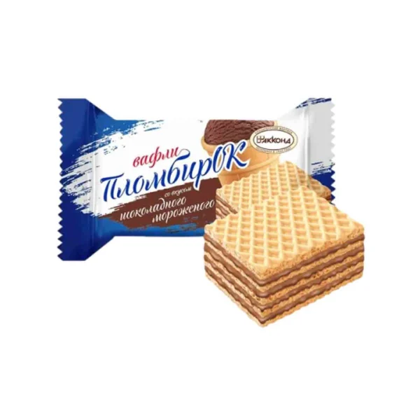 ویفر روسی آکوها طعم بستنی شکلاتی _ 1000 گرم