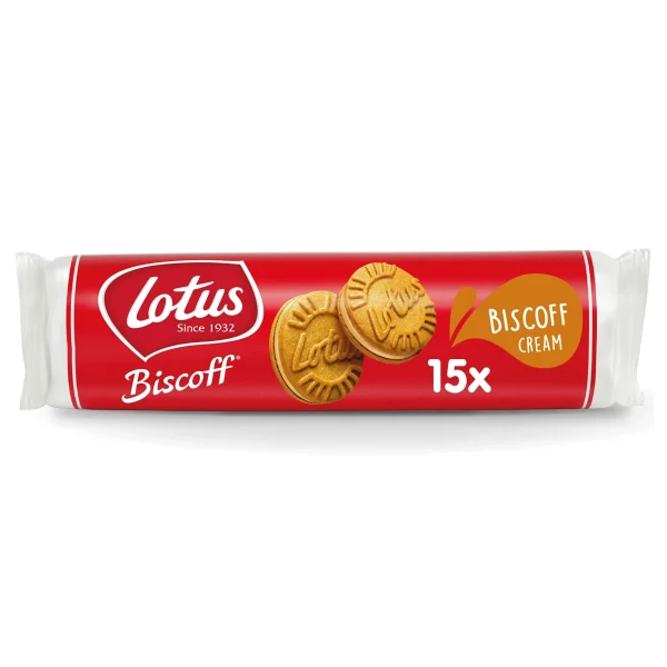 بیسکوییت کرم دار لوتوس با مغز کرم بیسکوییت _ 150 گرم