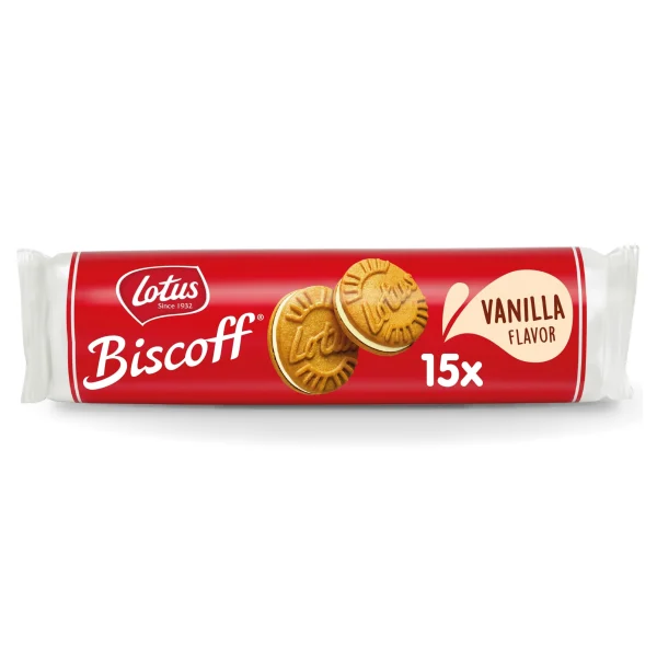 بیسکوییت کرم دار لوتوس با مغز کرم وانیلی _ 150 گرم