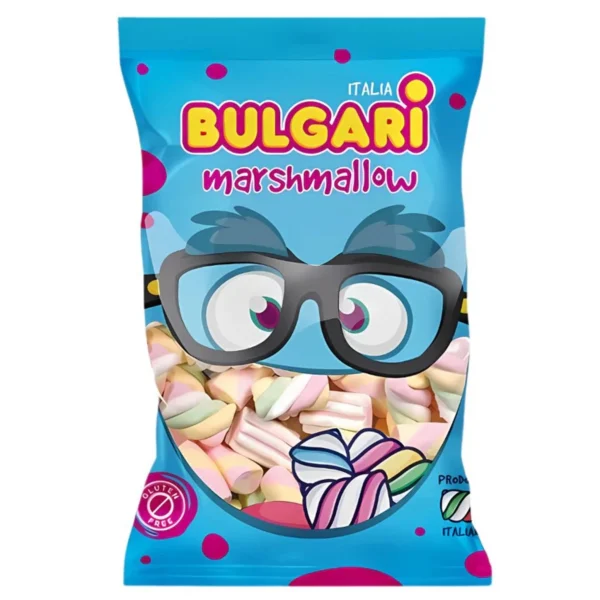 مارشمالو ایتالیا بولگاری مدل پیچی 4 رنگ _ 1000 گرم