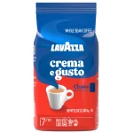 دانه قهوه لاوازا مدل CREMA E GUSTO یک کیلوگرم