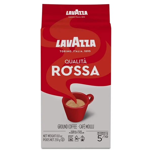 دانه قهوه لاوازا مدل QUALITA ROSSA یک کیلوگرم