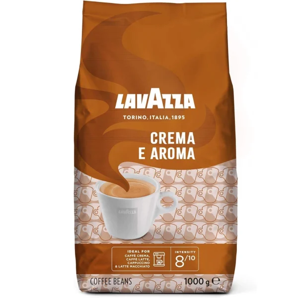 دانه قهوه لاوازا مدل CREMA E AROMA یک کیلوگرم