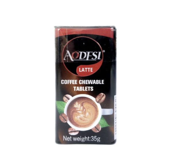 قرص قهوه کافئین دار آئودسی طعم کاپوچینو  _ 35 گرم