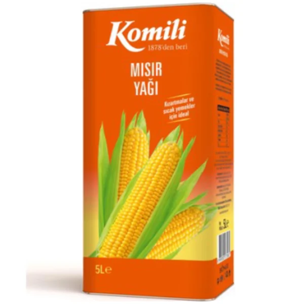 روغن ذرت کومیلی فلزی _ 5 لیتر