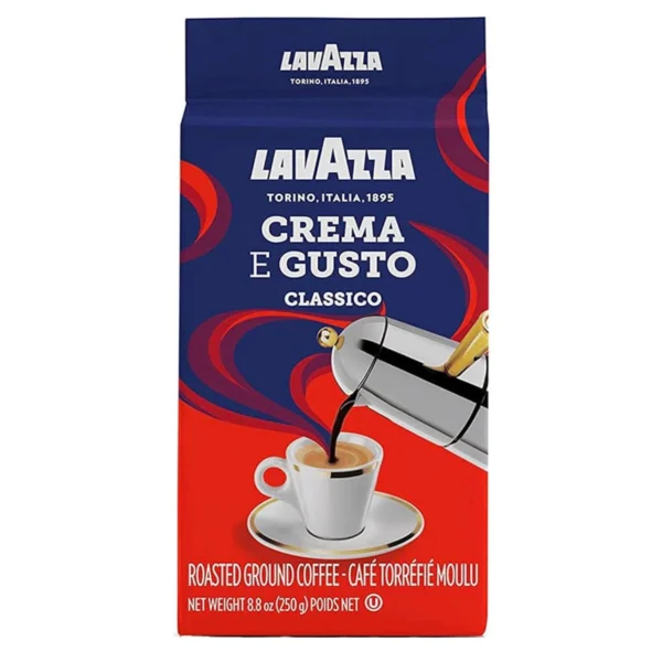 قهوه لاوازا 250 گرم مدل CREMA E.GUSTO
