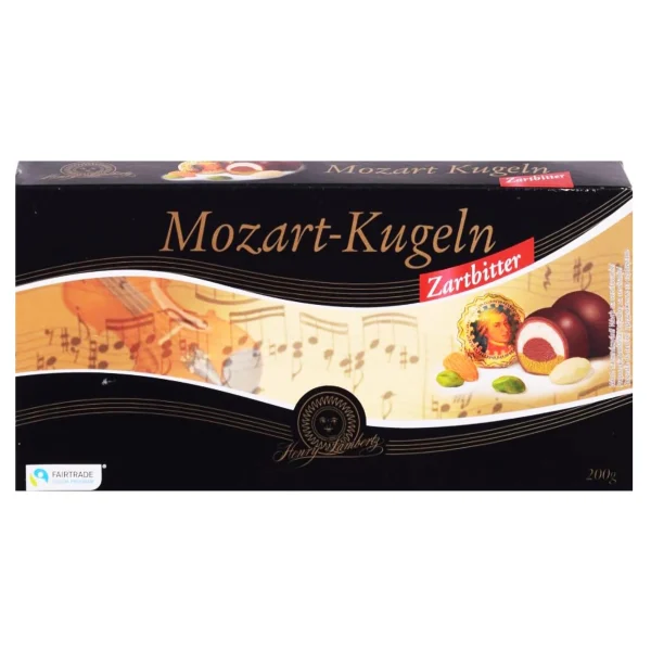 شکلات توپی موزارت با مغز پسته و بادام _ 200 گرم