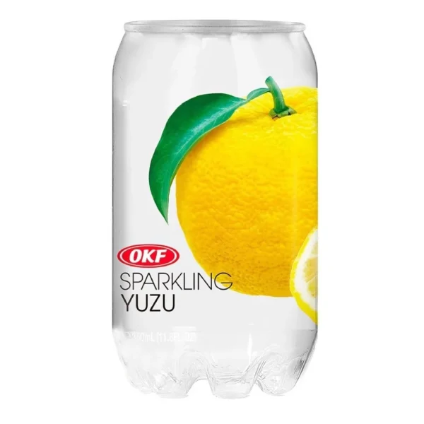 آب گازدار او کی اف okf طعم yuzu یوزو - ۳۵۰ میلی لیتر