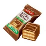 ویفر بدون قند پوبدا حاوی استویا طعم شکلات شیری _ 1000 گرم
