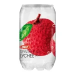 آب گازدار او کی اف okf طعم lychee لیچی - 350 میلی لیتر