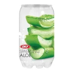 آب گازدار او کی اف okf طعم آلوئه ورا - 350 میلی لیتر