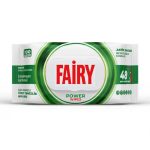 دستمال مرطوب چند منظوره سطوح فیری Fairy مدل power رایحه صابون سفید بسته 100 عددی