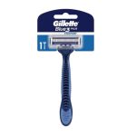 خودتراش مردانه ژیلت 3 تیغه مدل Gillette Blue plus Comfort تکی
