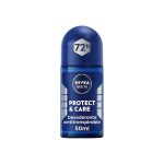 رول ضدتعریق نیوآ مدل PROTECT & CARE مردانه _ 50 میلی لیتر