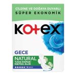 نوار بهداشتی کوتکس Kotex Natural GECE مخصوص شب بسته 14 عددی