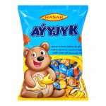 شکلات هاسار آیجیک مدل خرسی طعم موز و خامه _ 1000 گرم