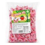 نوشیدنی ژله ای ترای انگیولر triangular jelly طعم توت فرنگی _ 1000 گرم